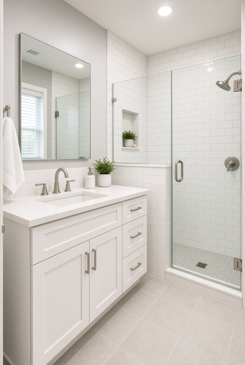 Bathroom finish